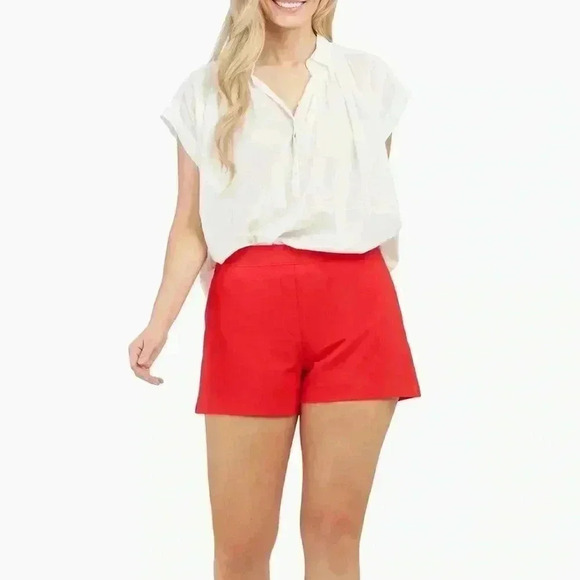 NEW Spanx Polished Stretch Cotton Shorts Women’s Plus Size 2X